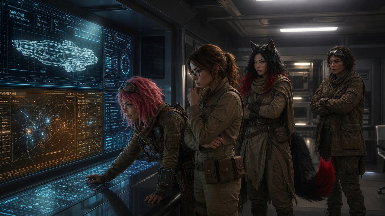 Ready Room — in-a-science-fiction-style-four-individuals